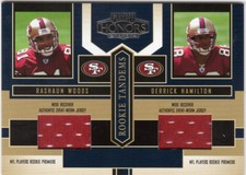 2004 PLAYOFF HONORS Rookie Tandems Jerseys Rashaun Woods Derrick Hamilton 49ERS