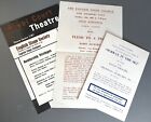 1957 & 1958 London theatre flyers or invites Cleo Laine Royal Court Savoy 