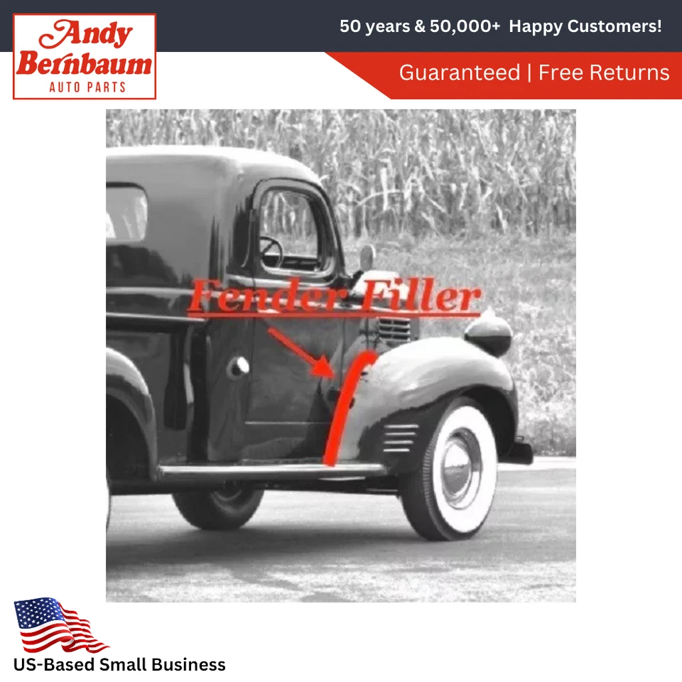 For 1939-1947 Plymouth Dodge Truck 60 Inch Front Fender Filler - Image 1 of 3