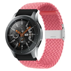 Elastic Braided Strap For Garmin Vivoactive 3 4 Forerunner 245 645 55 Nylon Band - Picture 1 of 70