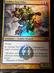 Goblin Test Pilot FOIL , Dragon's Maze , LP , MTG, FREE SHIPPING - Picture 1 of 5