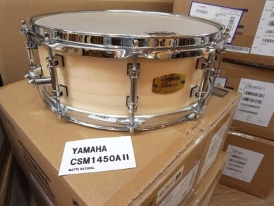 YAMAHA CSM-1450AII Concert Snare Drum Maple 8-ply Shell for Brass Band etc. - Image 1 of 4
