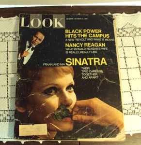 Look Magazine Oct 31 1967 Frank Sinatra  Mia Nancy Reagan Gayle Sayres Vintage - Picture 1 of 12