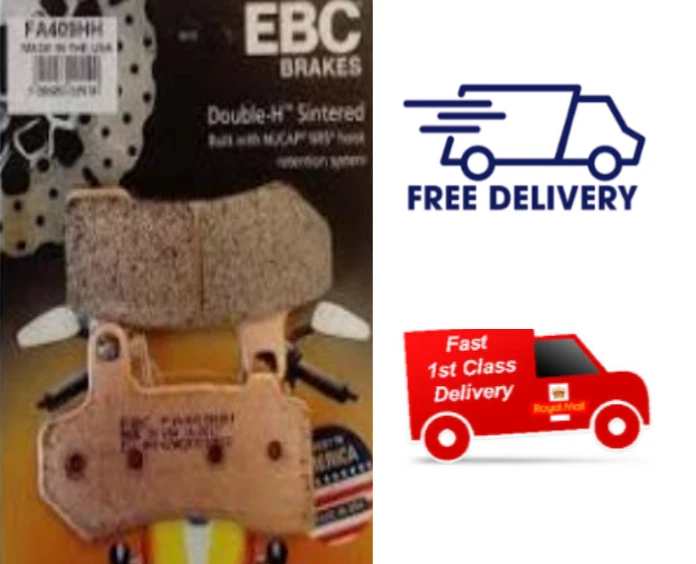 FITS HARLEY DAVIDSON ELECTRA GLIDE 2008-20 EBC Sintered REAR Brake Pads FA409HH - Image 1 of 1