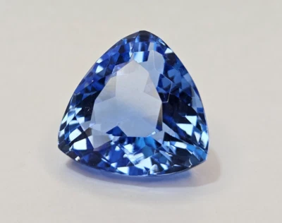 Piedra preciosa suelta natural 36-37 quilates corte trillón espinela azul certificado EGL KH1006 Foto 1 de 4