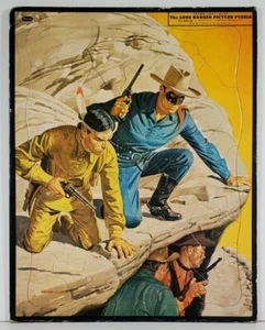 Vintage Lone Ranger Picture Puzzle 1953 Whitman No.4427:29 - Picture 1 of 12