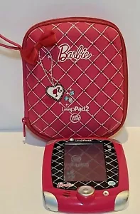LeapFrog Barbie Pink LeapPad2 with Case Explorer Learning Game Tested Work - Picture 1 of 9