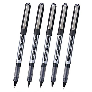 Uni-Ball Eye / Micro UB150 Rollerball Pens / 0.5mm - Black Ink / Value Set of 5 - Picture 1 of 2