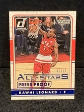 Kawhi Leonard 2016-17 Donruss All Stars Press Proof Blue /99 LA Clippers #25