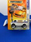 Hot Wheels 2008 READY FOR ACTION MBX METAL 4X4 CHEVROLET CHEVY VAN WHITE  LOC 25