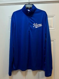 KC Royals Blue Quarter-Zip Lightweight Pullover SGA Size XL NEW FAST SHIPPING - Picture 1 of 2
