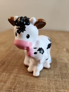Fisher Price Little People Kuh Kalb Mama Baby Figur 2016 Bauernhof Scheune Ersatz  - Bild 1 von 12