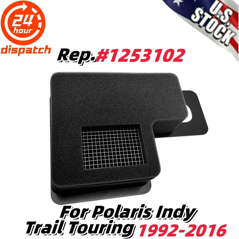 Conjunto de deflector de caja de aire #1253102 para Polaris Indy Trail Touring Classic 1992-2016 Foto 1 de 4