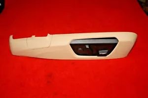 Right Passenger Power Seat Switch Control Trim Beige BMW F30 OEM 320i 328i 335i - Picture 1 of 11