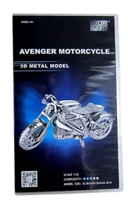 Avenger Motorcycle 3D Metal Model By Iron Star 1:16 Scale New - Picture 1 of 7