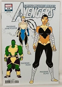 AVENGERS #44 | Javier Garron 1 in 10 Design Variant Cover B | Marvel Comics - Picture 1 of 2
