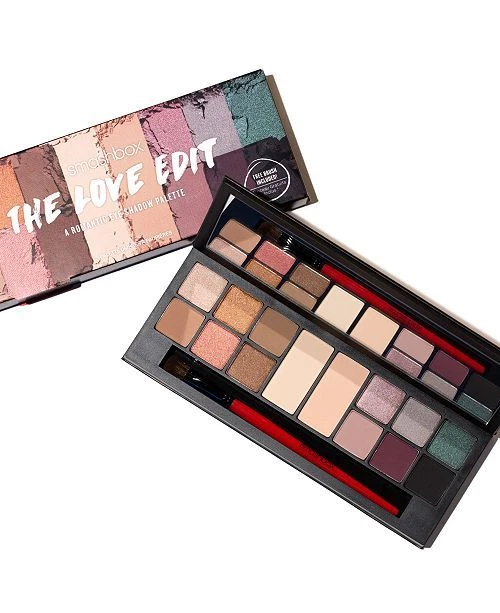 NIB!  Smashbox The Love Edit Palette 14 Long Wear Eye Shadows w/Brush!  ! - Image 1 of 1