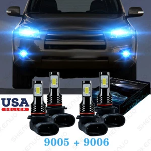 Kit combinado de bombillas LED de haz alto bajo 8000K para Toyota RAV4 2006-2012 EE. UU. - Imagen 1 de 10