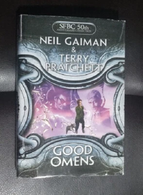 Neil Gaiman Terry Pratchett Good Omens SFBC Hardcover Near Fine Condition - Image 1 of 4
