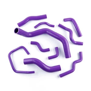 Radiator Silicone Hose For Nissan Silvia 200SX 240SX S13 S14 S15 SR20DET Purple - Picture 1 of 13
