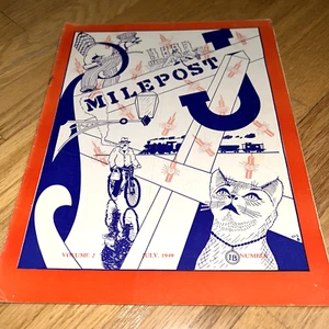 July 1949 J-MILEPOST Magazine ELGIN, JOLIET & EASTERN RAILWAY - Imagen 1 de 16