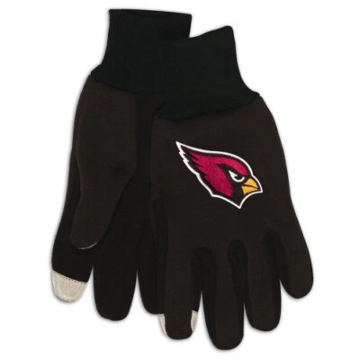 Arizona Cardinals Technology Gloves NEW! Free Ship One Size Fits Most - Image 1 of 3