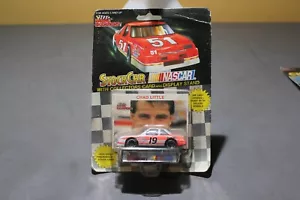 1991 CHAD LITTLE STOCK CAR NASCAR WITH COLLECTORS CARD AND STAND # 19 - Picture 1 of 2