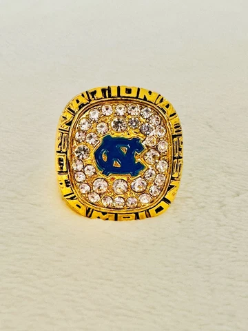 2005 North Carolina Tarheels NCAA SP Brass Championship Ring, US Ship Cover