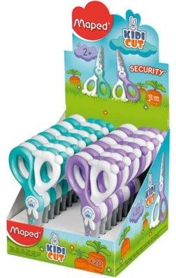 TOP Maped KidiCut Sicherheitsschere Kinderschere Kunststoffklinge Anfängerschere