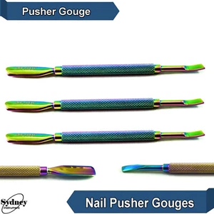 Nail Gouges Pusher Remover Manicure Nails Care Salon Home Use - Bild 1 von 6