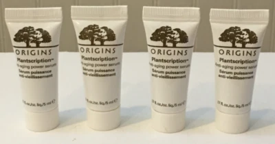 Nuevo 4 Origins Plantscription SUERO ELÉCTRICO ANTIENVEJECIMIENTO .17 oz./5 ml x 4 = 20 ml Foto 1 de 2