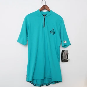 Vintage 80s Cycling Jersey Scott Tinley Bike Road Size XL Darien Lake Triathlon - Picture 1 of 12