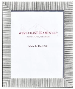 2404 Grey Rattan Style Picture Frame - Clear Glass - Picture 1 of 1