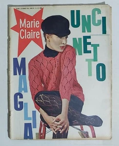 09760 MARIE CLAIRE 1964 a. XVI n. 4 - Paolo VI / Maglia / Uncinetto - Picture 1 of 4
