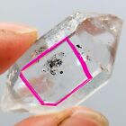 Top Herkimer Diamantebene Kristall bewegliches Wasser Treibsand Tropfen Enhydro 9,42G