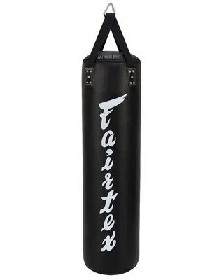 Fairtex HB5 Boxsack 120x34cm Heavybag Gefüllt in Schwarz. Gym-Qualität - Bild 1 von 3