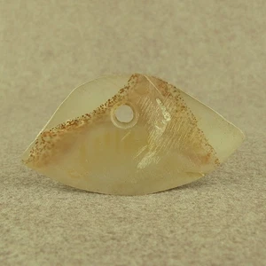 Antigua hacha china de la cultura HongShan tallada en ágata con colgante de agujero - Imagen 1 de 8