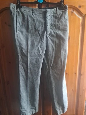 Fred Perry mens 100 % wool fine dogtooth check trouser size 34 — 第 1/4 张图片