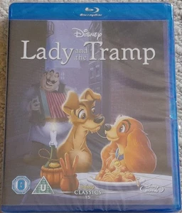 LADY AND THE TRAMP BLU-RAY NEW & SEALED DISNEY CLASSICS  - Imagen 1 de 2