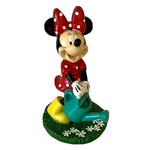 Disney Minnie Mouse Garten Dekoration Statue rot Blumenbeet 6" Figur - Bild 1 von 7