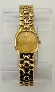 Tissot Stylist Damen Uhr  Armbanduhr Quartz Uhr Gold Farbene Armband. SWISS MADE - Bild 1 von 7