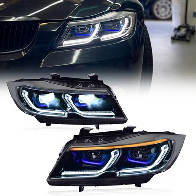 Laser LED Headlights For BMW 3 Series E90 E91 2005-2012 Xenon Halogen Headlamp - Изображение 1 из 4
