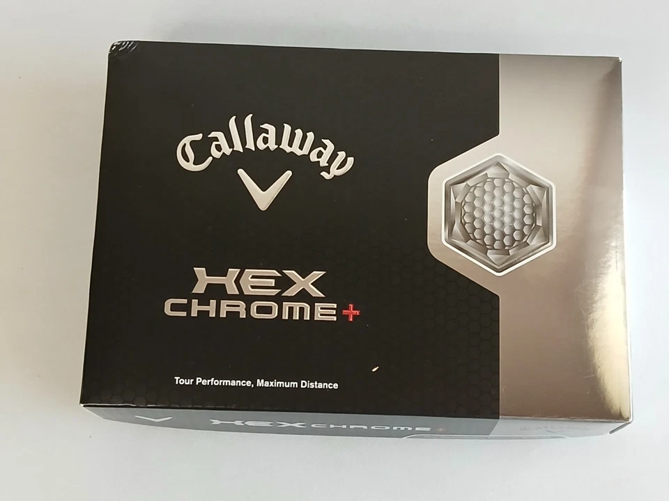White One Dozen Callaway Golf Hex Chrome Balls 12pk