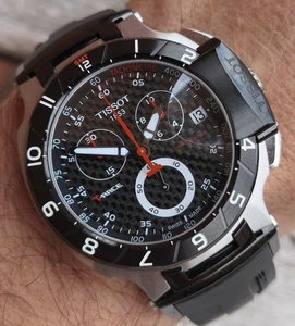 Tissot T-Race Chrono LIMITED EDITION Moto GP 2010 🇨🇭 NOS T048.417.27.201.00 - Imagen 1 de 24
