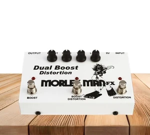 Morley Man FX Dual Boost Distortion Pedale / 3 Interruttori a pedale / Boost / Drive / Tono / Livello - Foto 1 di 5