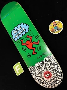 RARE Keith Haring Rain Dance LE Jake Johnson Alien Workshop Skateboard Deck - Picture 1 of 8
