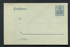 German Reich : 2 Pfennig Germania stationary from 1902 - mint NH - Picture 1 of 1