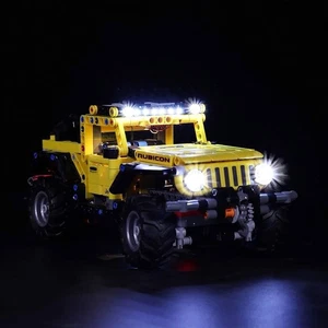 LED Light Kit for Jeep Wrangler - Compatible with LEGO 42122 Set (Classic) - Picture 1 of 8