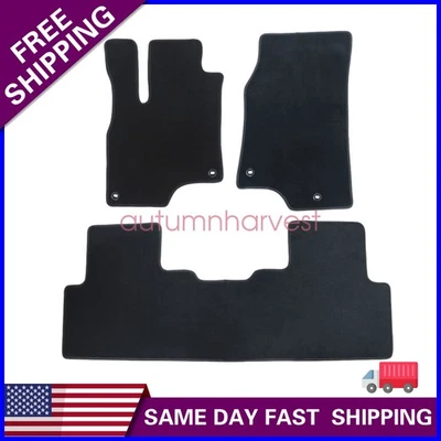 For 2019 2020 2021 2022 2023 2024 2025 Acura RDX Floor Mats Carpet Velour Black - Image 1 of 4