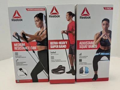 Reebok Resistance Tube Ultra-Grip, Ultra Heavy Super Band, Squat Band Medium FIT - Image 1 of 3